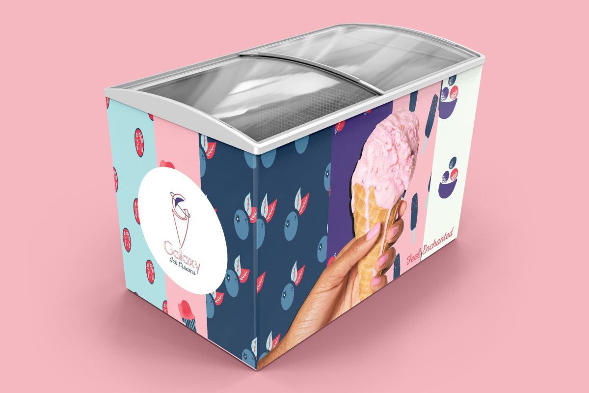Ice Cream Showcase Cooler Mockup copy