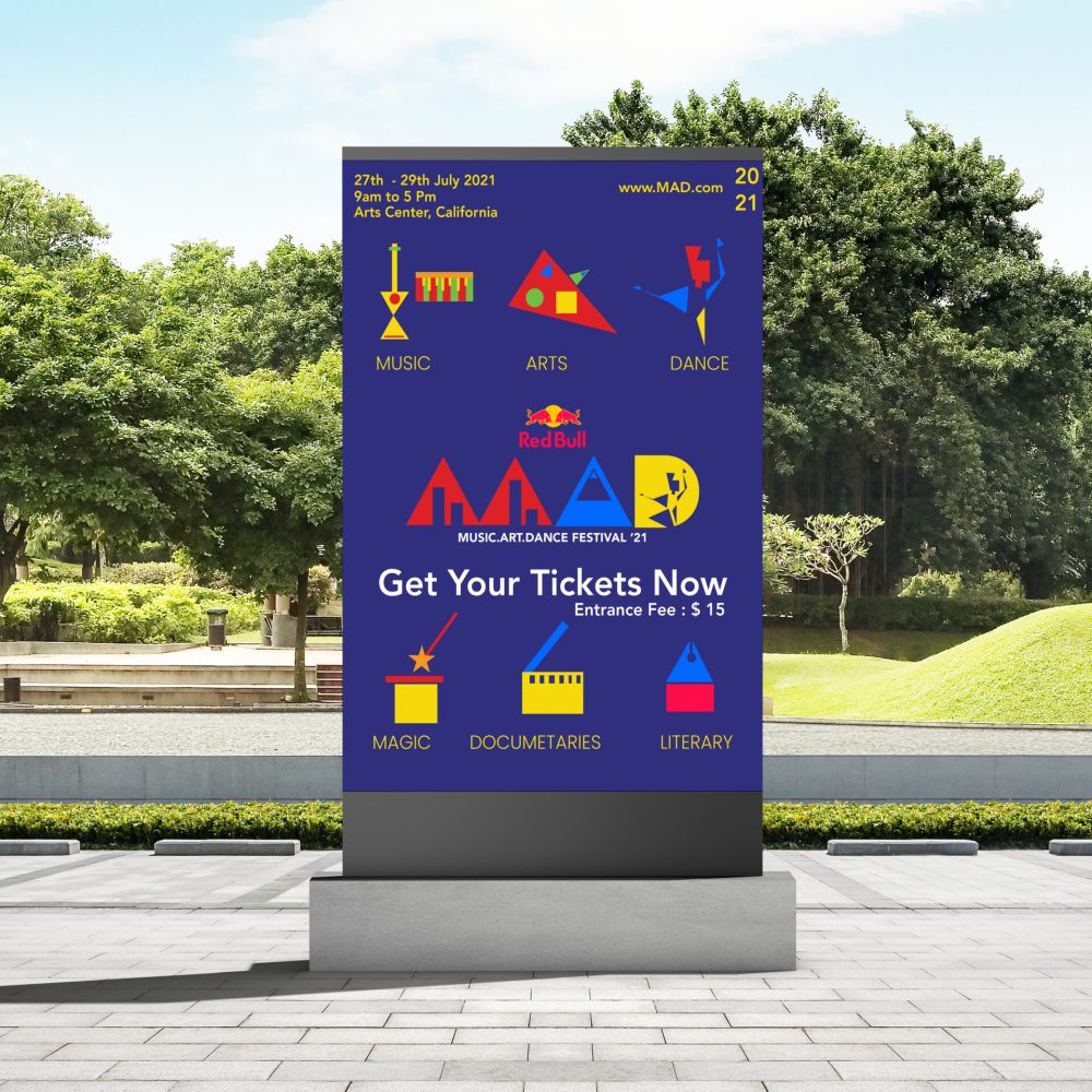 Outdoor Brand Advertisement Billboard Poster Mockup copy