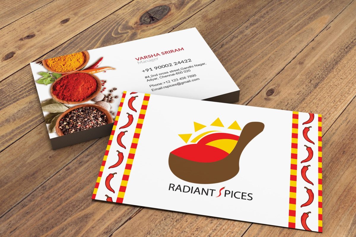 RADIENT SPICES MOCKUP